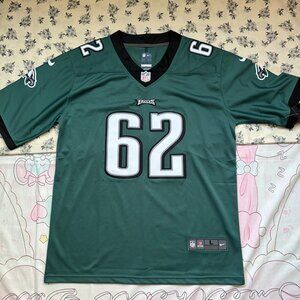 Men's Jason Kelce Midnight Green Philadelphia Eagles Game Jersey